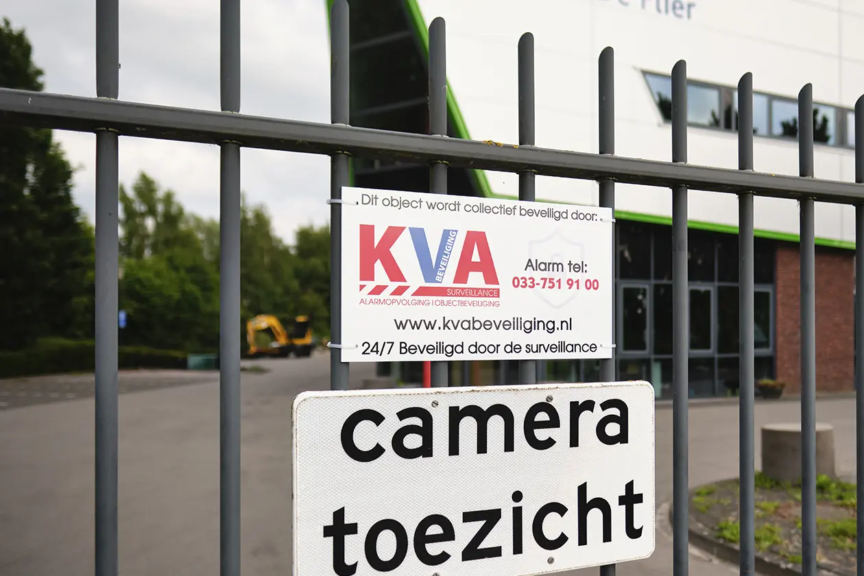 Bouwterrein beveiliging door KVA Beveiliging