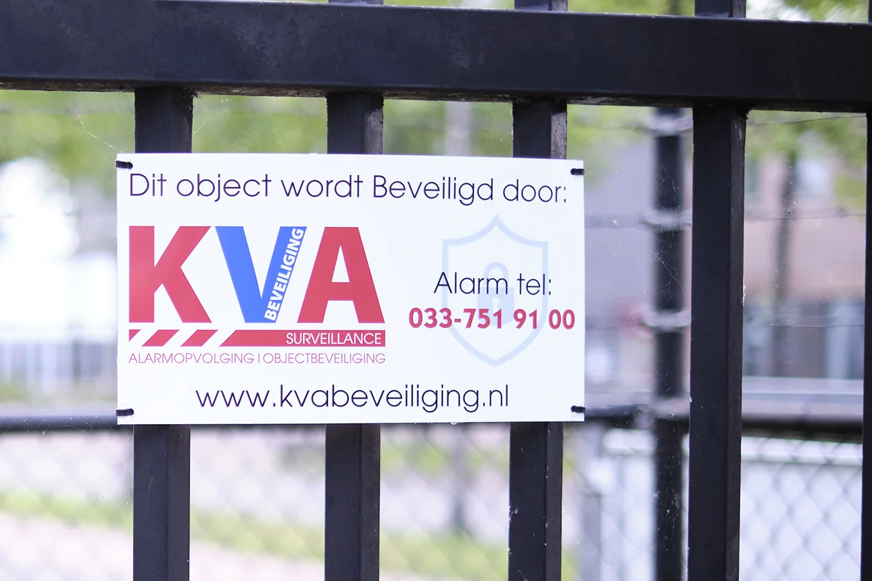Bouwterrein beveiliging door KVA Beveiliging